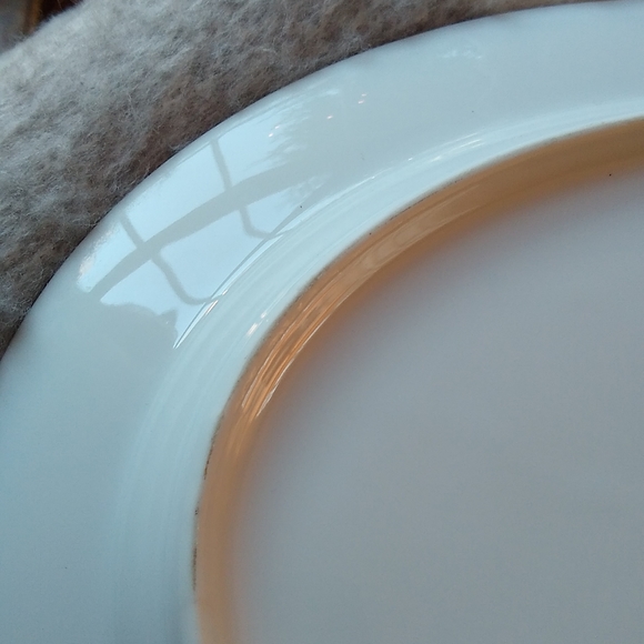 Vintage Noritake 16" Platinum Rim Serving Plate - Picture 7 of 8